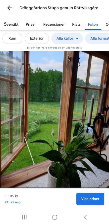 Draenggardens Stuga Pa Genuin Raettviksgard Boda  외부 사진